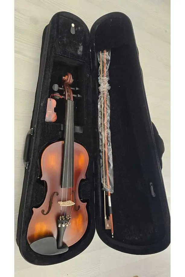 AL44250 Mat 4/4 Keman (KEMAN, YAY, REÇİNE, KEMAN ÇANTASI)