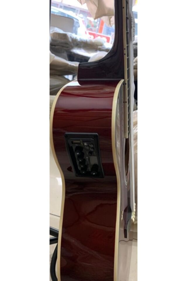 Masterwork 4000CE-VS Bordo Elektro Akustik Gitar