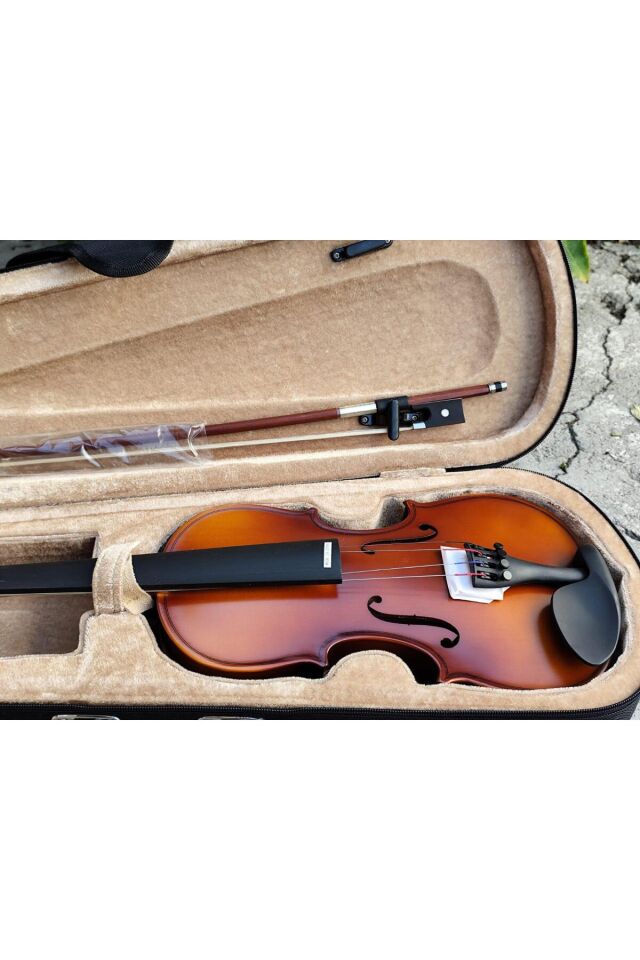 Landler MV-05 1/2 Keman Full Set (Akort Aleti, Keman Methodu, Keman Yastığı, Reçine, Susturucu)