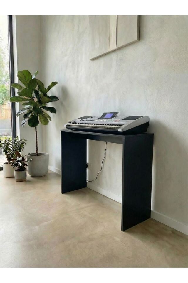 Montavo Ahşap Org Sehpası (CT-X700 CT-S300 PS98 / PS68 / NEM-3100 Uyumlu) — Siyah