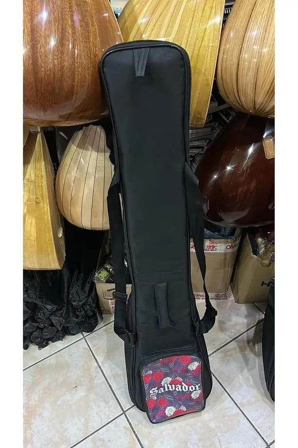 Saz Kılıfı Bağlama Kılıfı Korumalı Kalın Kılıf Cep Detaylı