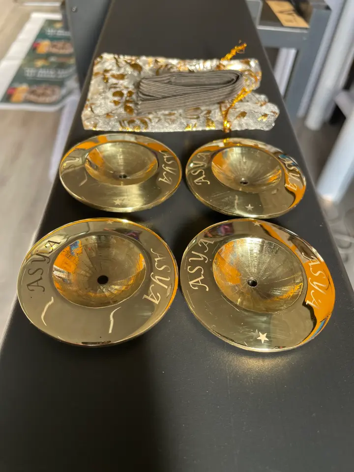 İsme Özel Oryantal Parmak Zil Pirinç Döküm (Büyük Boy)