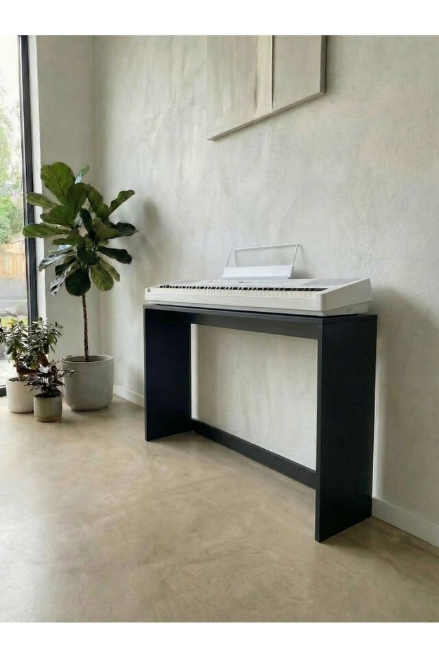 Montavo Siyah Piyano Sehpası – PS-35, PLX-80WH, JDP-8830 Uyumlu Katlanır