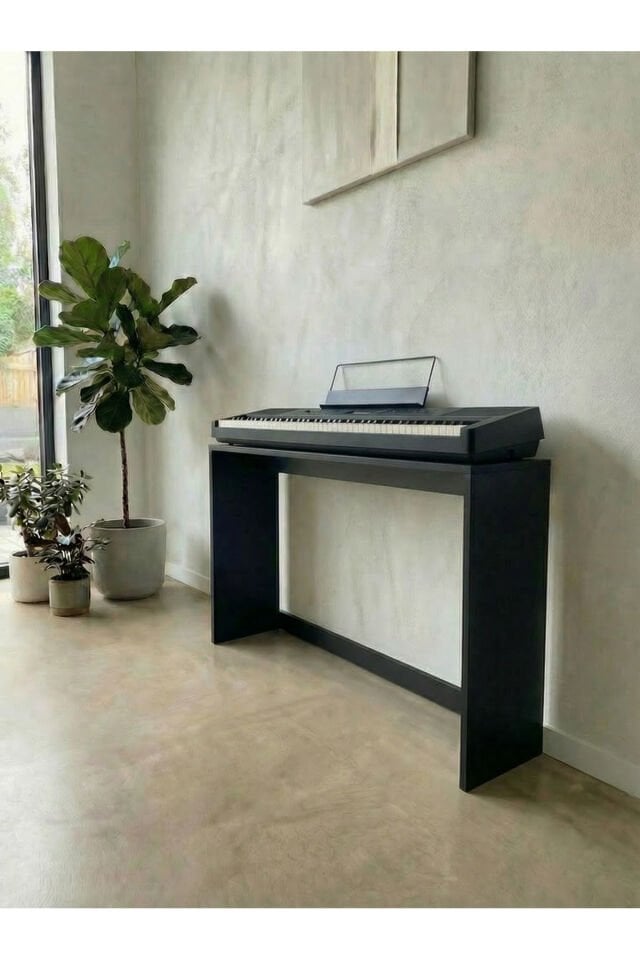 Montavo Siyah Piyano Sehpası – PS-35, PLX-80WH, JDP-8830 Uyumlu Katlanır
