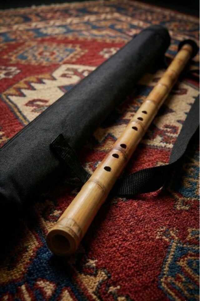 RH-SI210 1. Sınıf Hatay Kamışı Kız Ney (Si) - Kılıf Hediyeli Başlangıç Seti - Özel Kutu ile Gönderim