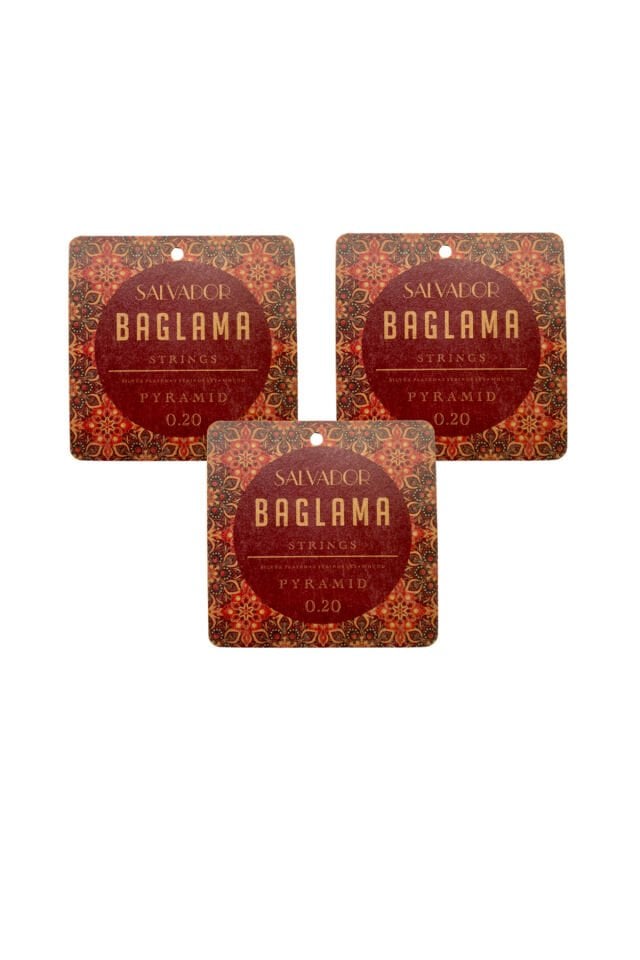 Premium 0.20 Uzun Sap Bağlama Teli (3 Takım)