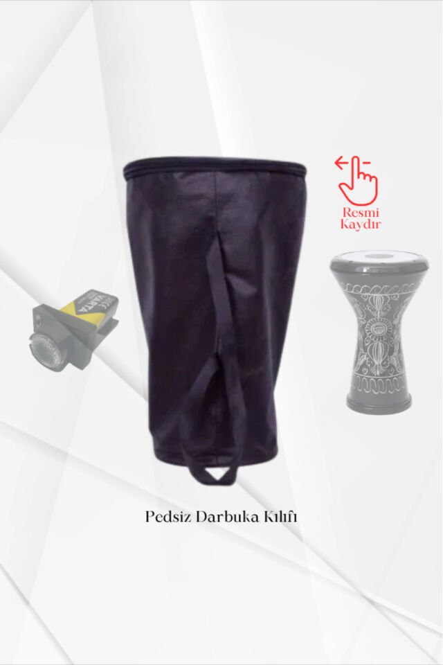 Ritme Duyarlı Yeşil Işıklı Erzincan İşlemeli Döküm Darbuka Kılıfı + Led Projektör