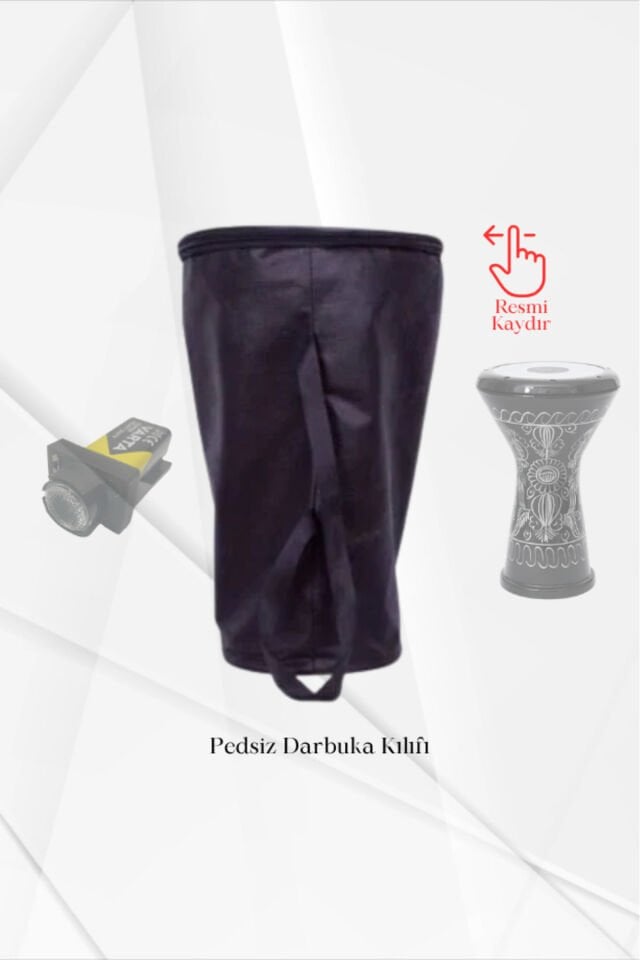 Ritme Duyarlı Pembe Işıklı Erzincan İşlemeli Döküm Darbuka Kılıfı + Led Projektör