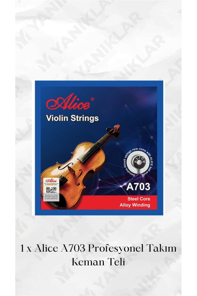 A703 Profesyonel Takım ( Keman Teli + Keman Susturucusu + Keman Reçine)