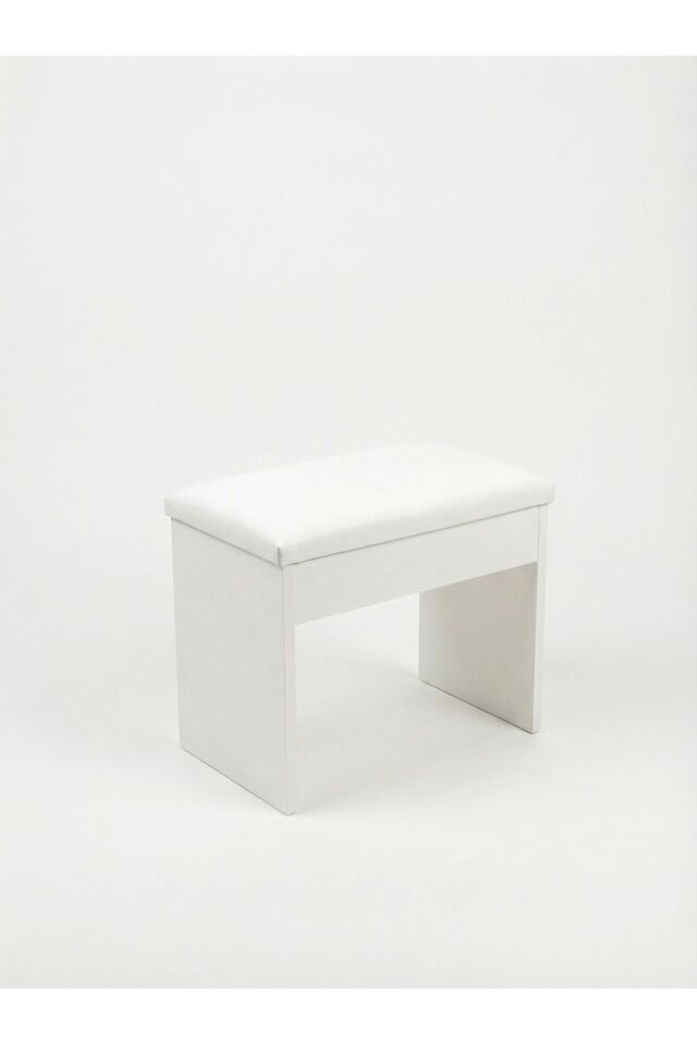 Montavo Sandıklı Piyano Taburesi Beyaz