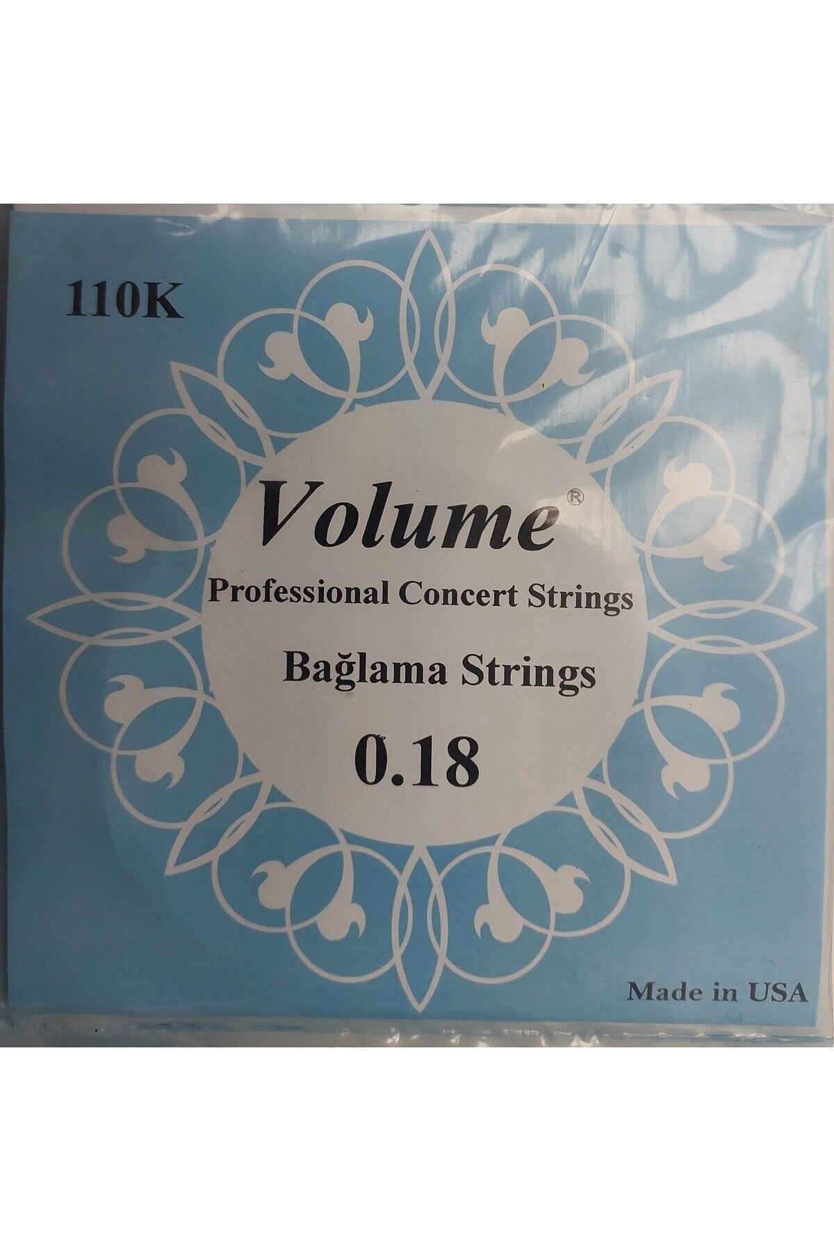 110K Kısa Sap Bağlama Teli 0.18 Concert Serisi - Profesyonel Konser Teli