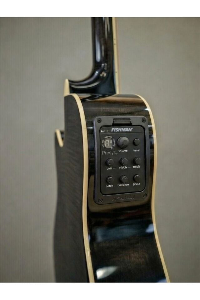 YNK2003 CEQ Elektro Klasik Gitar Kesik Kasa Cutaway Sap Ayarlı Pedli Kılıf Hediye