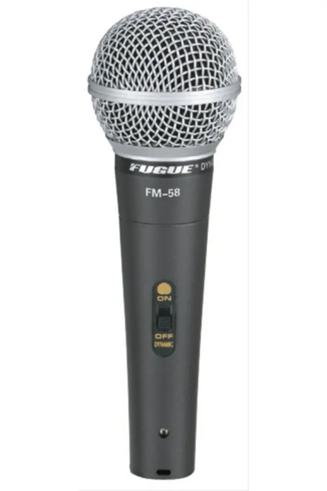 Fm-58 Mikrofon Kablolu Dinamik Tek Yönlü 600 Ohm , Fm58, Mikrofon Kablolu