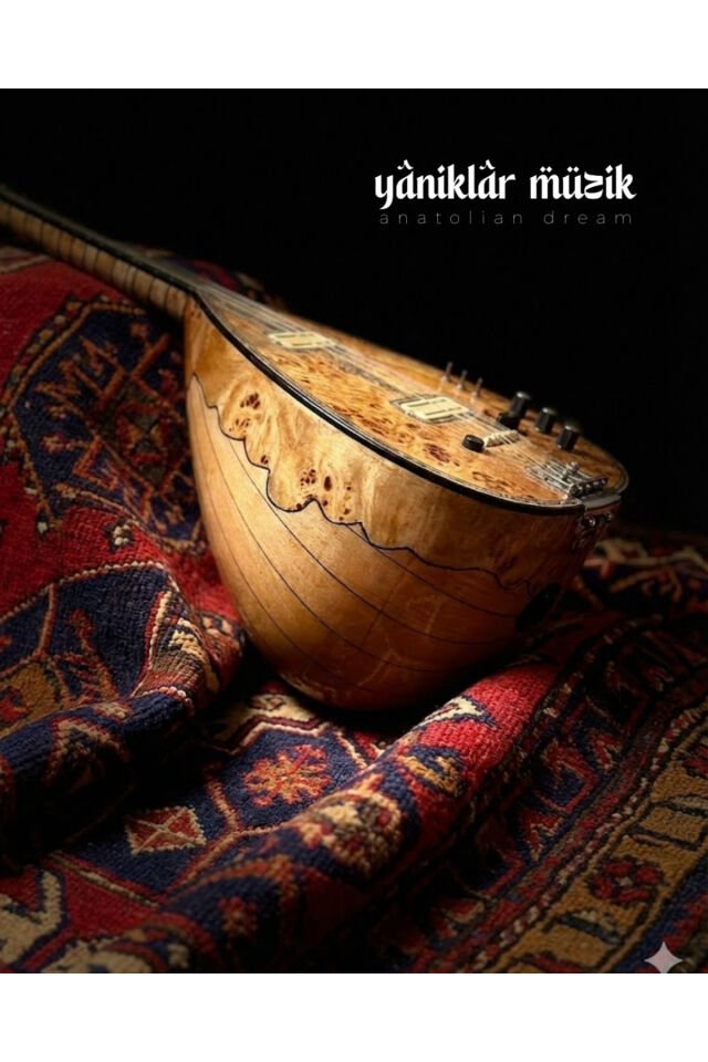 Elektro Profesyonel Uzun Sap Saz Bağlama Bağlaması Pedli Bağlama Kılıfı