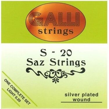 Galli S-20 Uzun Sap Saz Teli 0.20