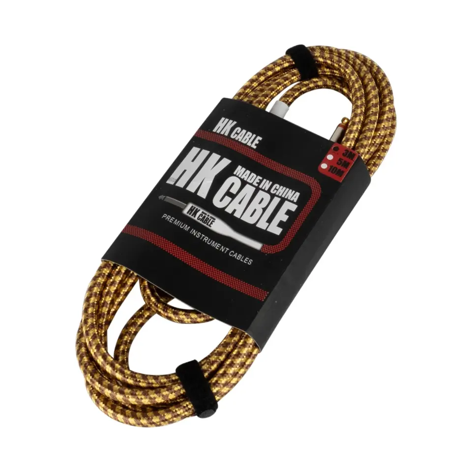 HK Cable 3 Metre Örgü Kablo (Kahverengi-Sarı)