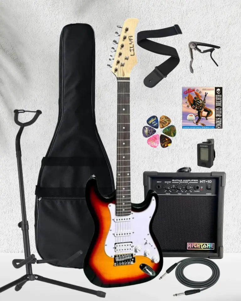 HSS Elektro Gitar Amfi Kulaklık FULL SET