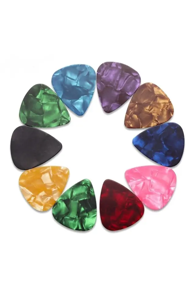 Karma Model Thin - Medium - Heavy Ebatları 10 Adet Klasik Akustik Ukulele Elektro Ve Bas Gitar Pena