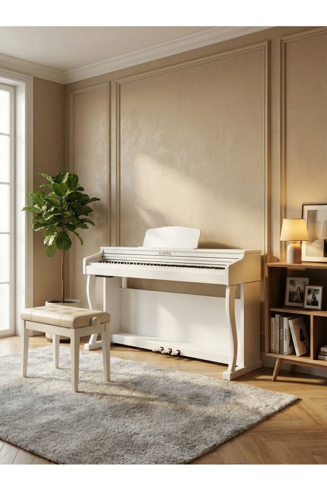Almeria ALC-91 Dijital Piyano (Tabure + Kulaklık Hediyeli)