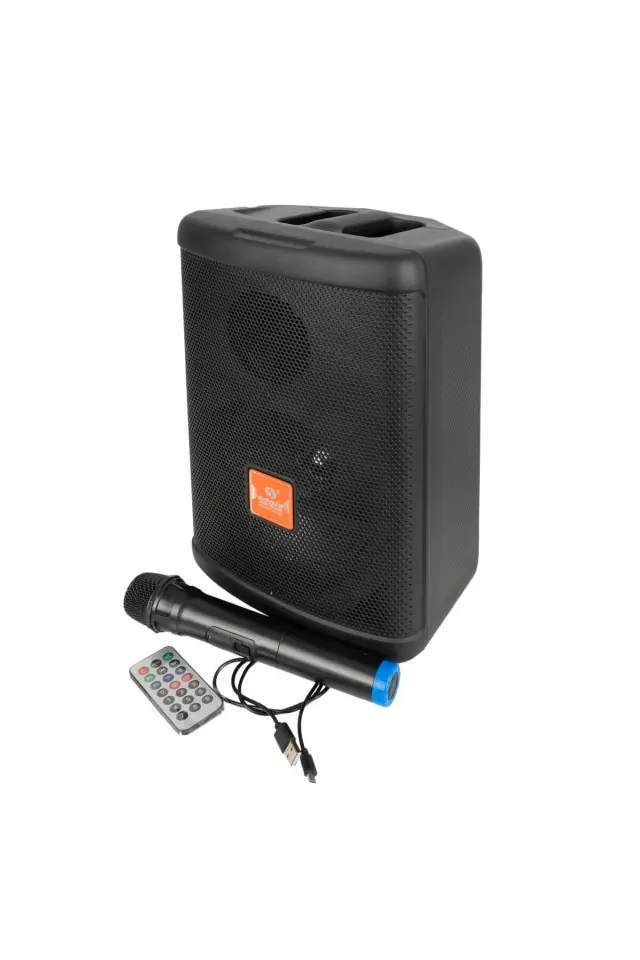 Mikrofonlu Kablosuz Stereo Hoparlör - Speaker