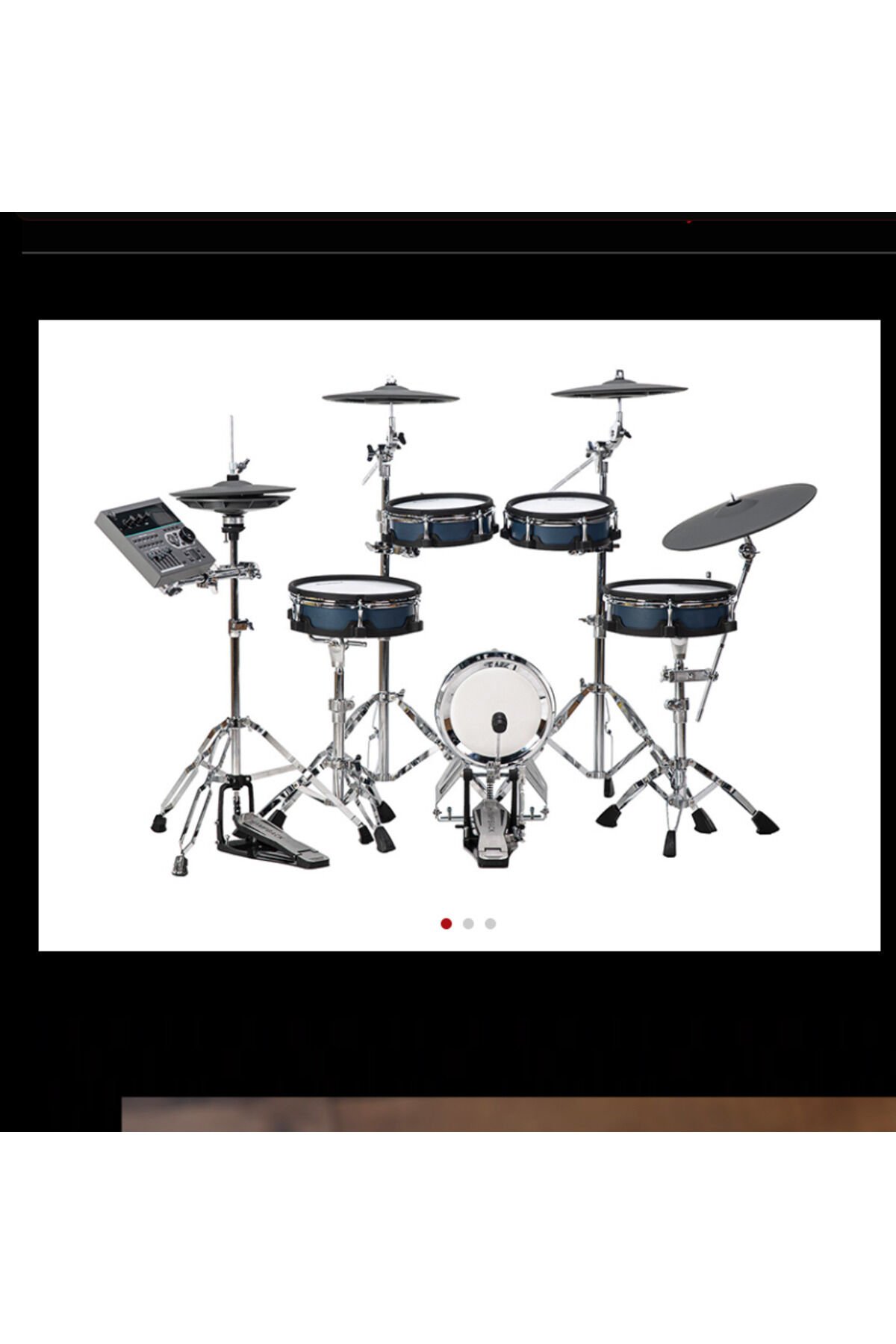 HAMPBACK ACE 970 Elektronik Davul Siyah