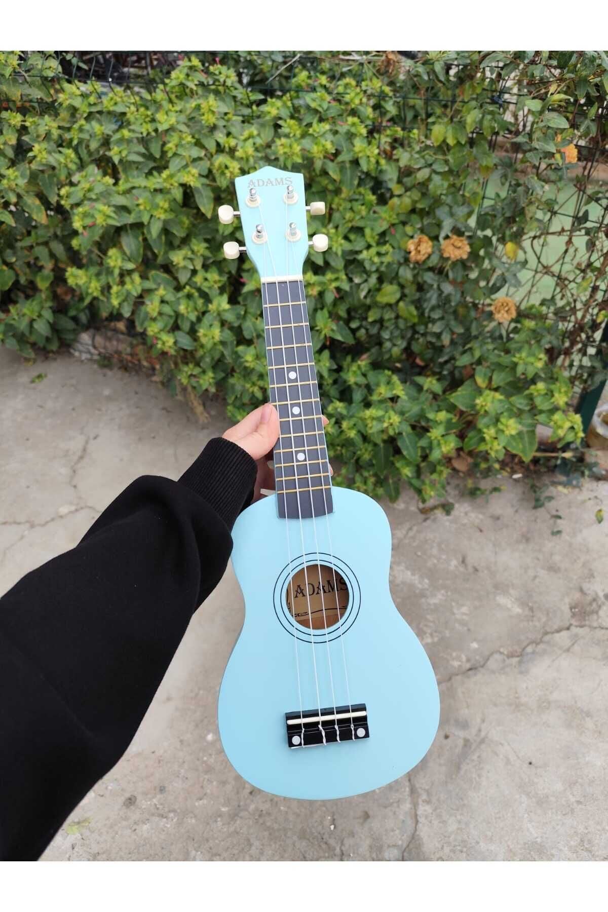 Soprano Ukulele Turkuaz 4 Telli Çocuk Ukulele Turkuaz