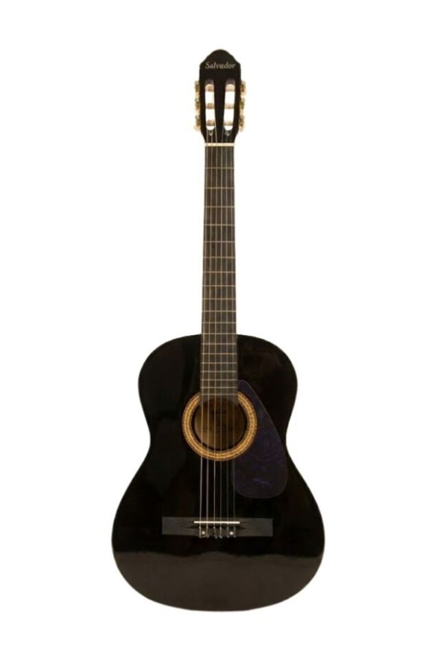 ATL441708 Klasik Gitar 4/4 Yetişkin Boy Sap Ayarlı Full Set Siyah