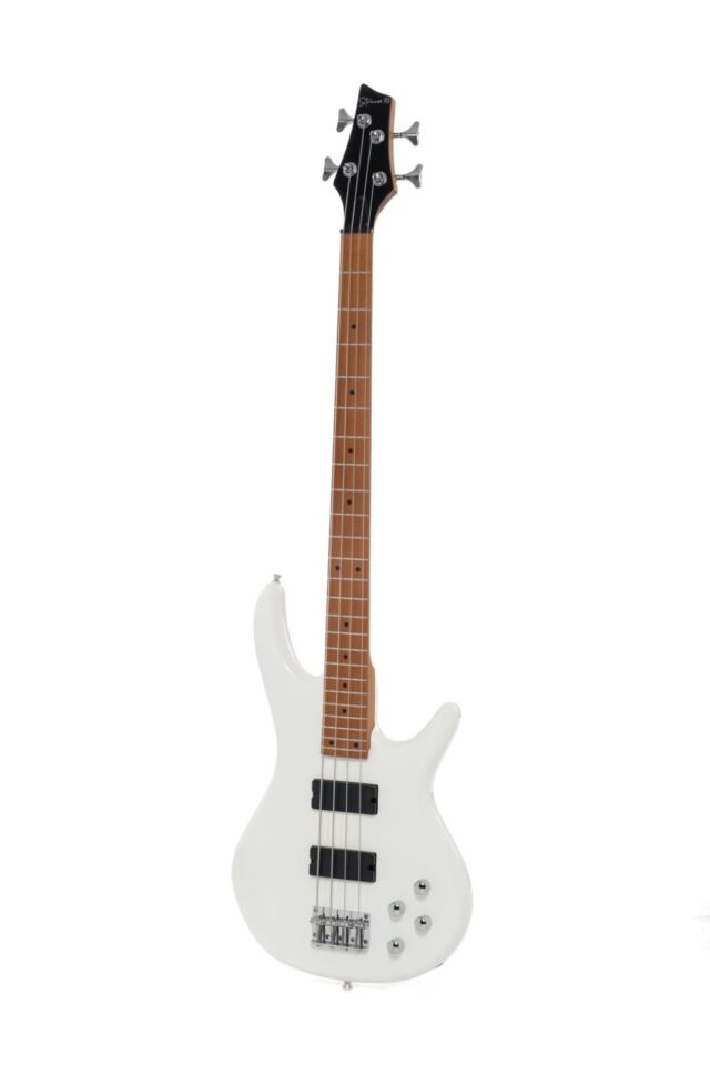 Strauss BSH-224 Bas Gitar HH Beyaz