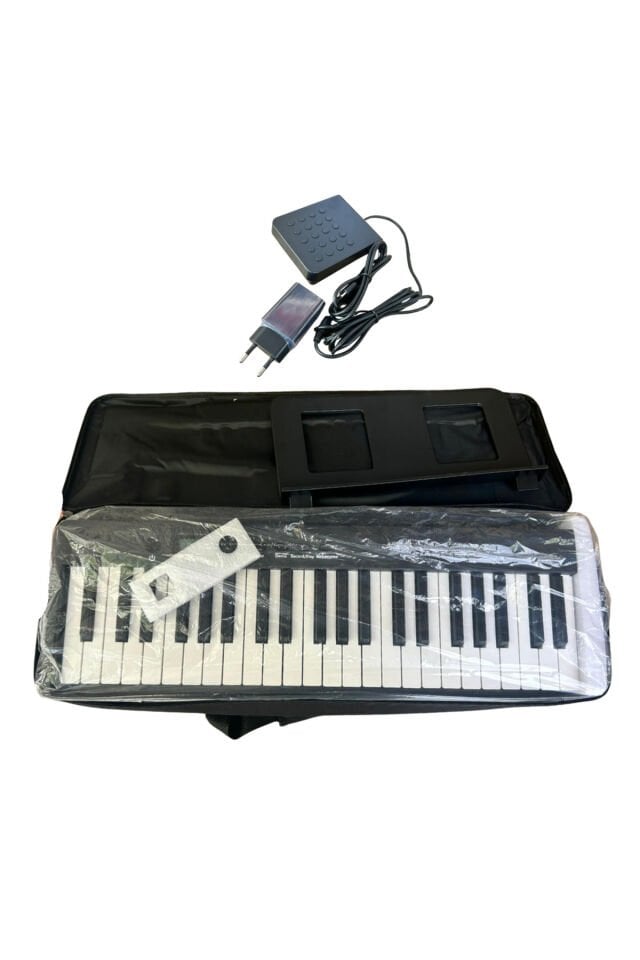 LUNAX PS-35 Katlanabilir Dijital Piyano 88 Tuş Siyah