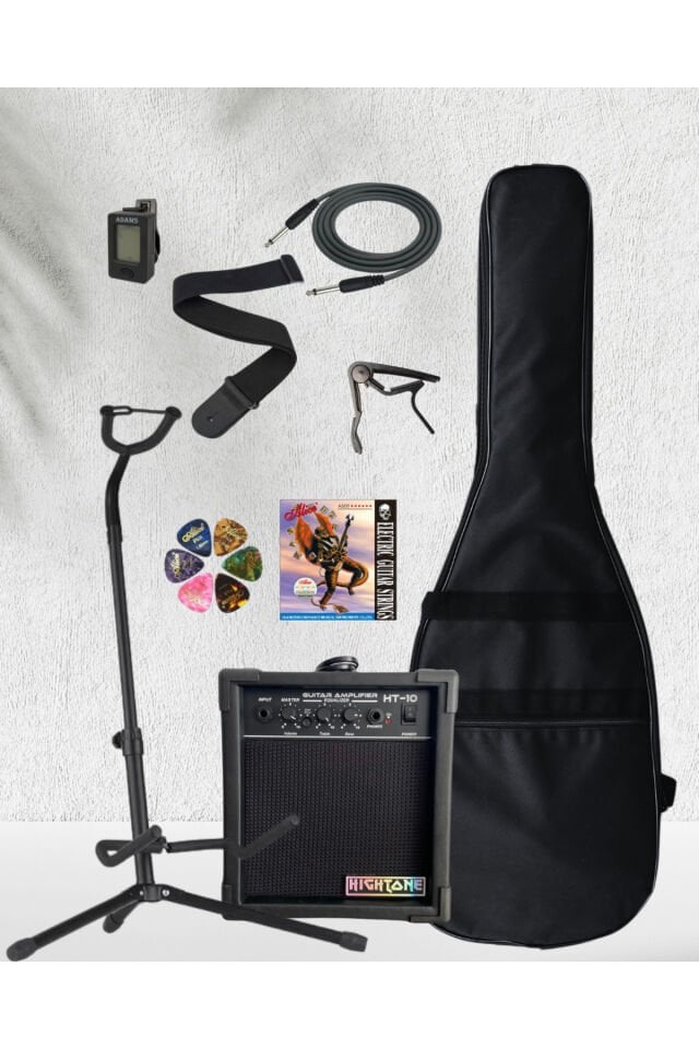 Strauss ESH-112 HSS Elektro Gitar FULL SET Gök Mavisi