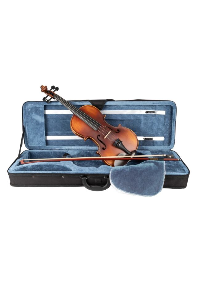 4/4 Mat Keman (Kare Taşıma Çantası Reçine Yay Dahil)