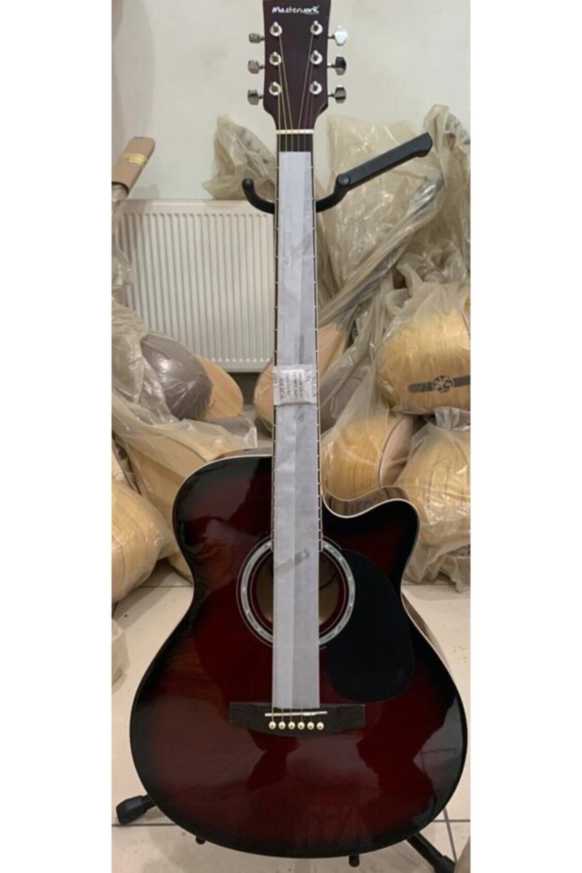 Masterwork 4000CE-VS Bordo Elektro Akustik Gitar 7013