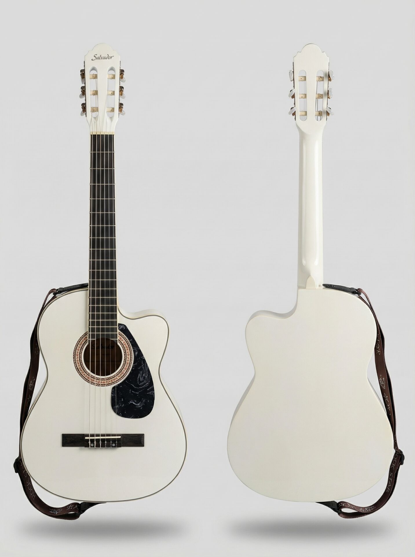 YNK2003C | Klasik Gitar Kesik Kasa Cutaway Sap Ayarlı -  (Pedli Kılıf, Kapo, Pena ve Gitar Askısı Hediye)