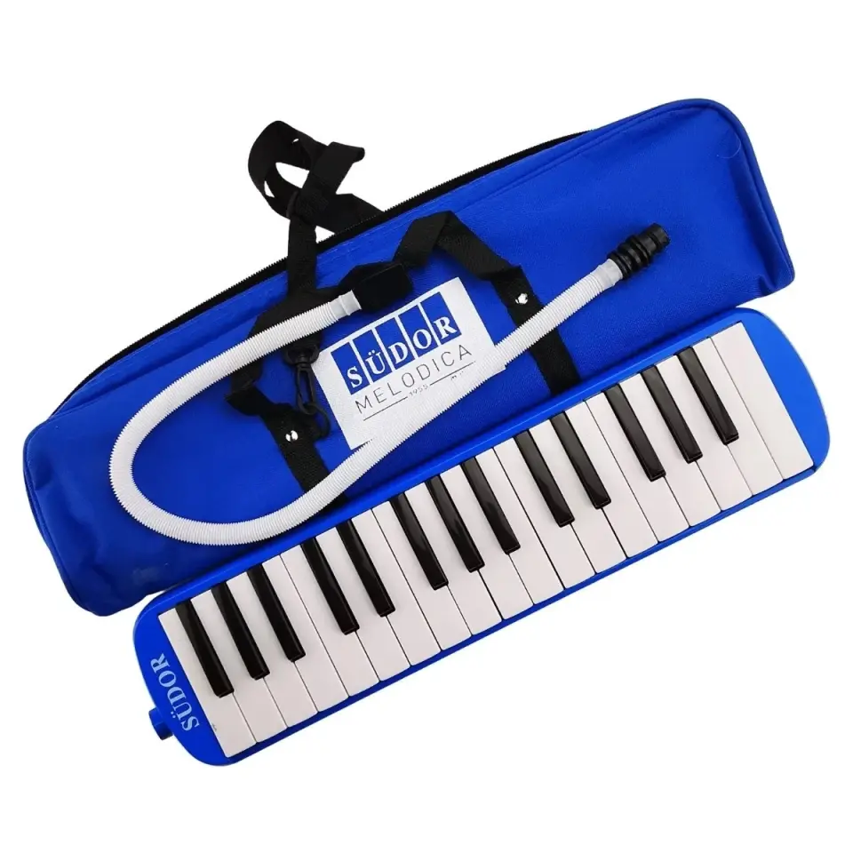 Südor 32 Tuşlu Özel Çantalı Melodika-Mavi