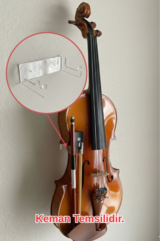 Vivaldi VL-904A 4/4 Keman Seti Premium - Duvar Askısı, Yastık, Reçine Dahil