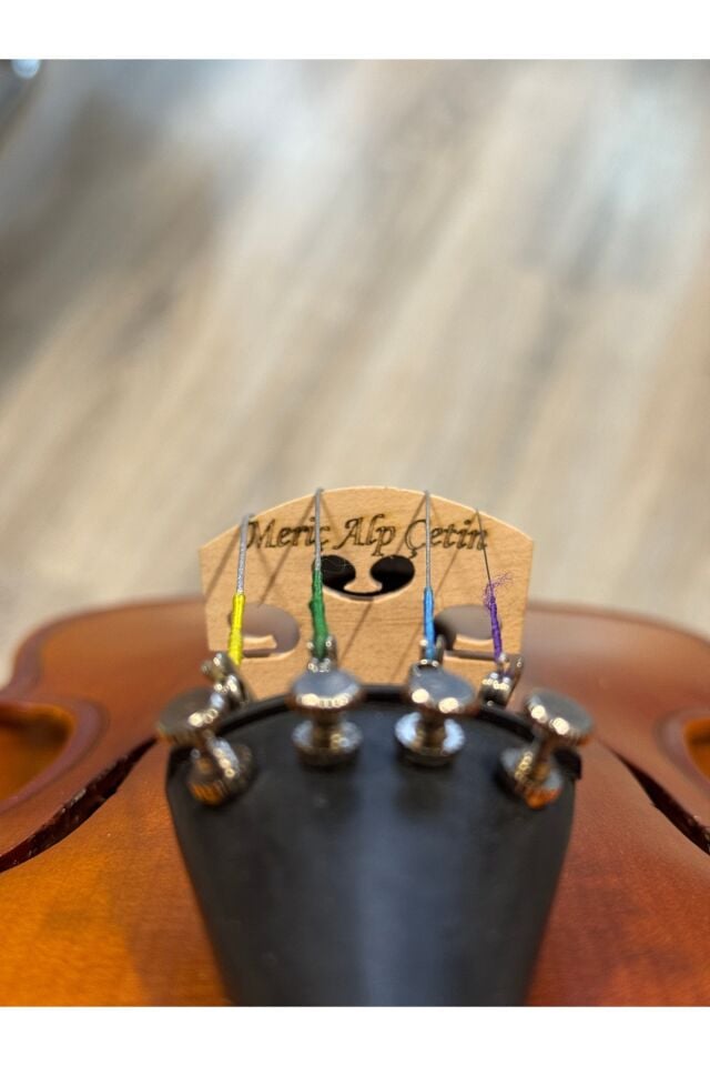 İSME ÖZEL - Keman Köprüsü 4/4 Kelebek Ağacı