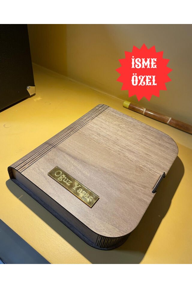 İsme Özel Ahşap Kutulu Ankara Şimşir Oyun Kaşığı Takımı