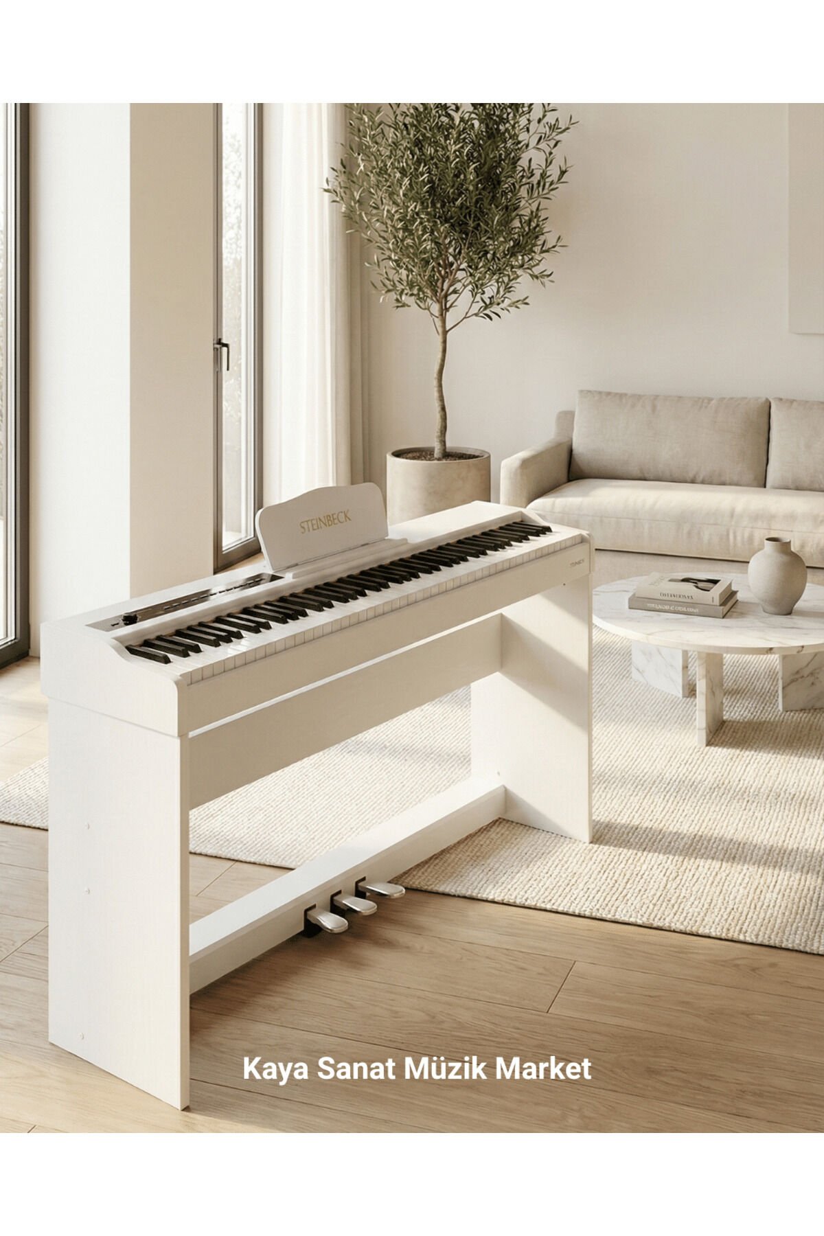 STEİNBECK SP-022 Dijital Piyano Siyah Gri