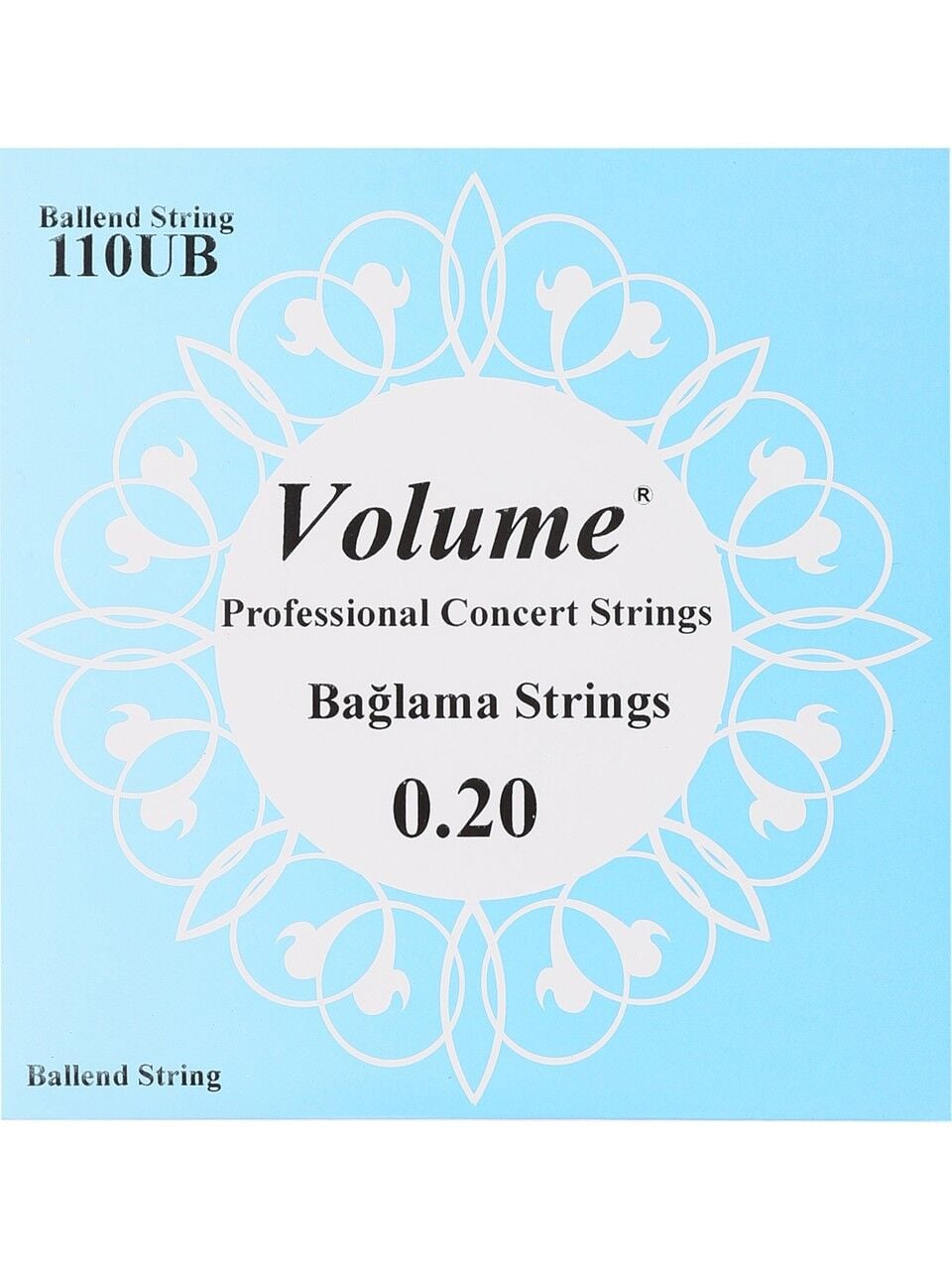 110UB Boncuklu Uzun Sap Bağlama Teli 0.20 Concert Serisi - Profesyonel Konser Teli