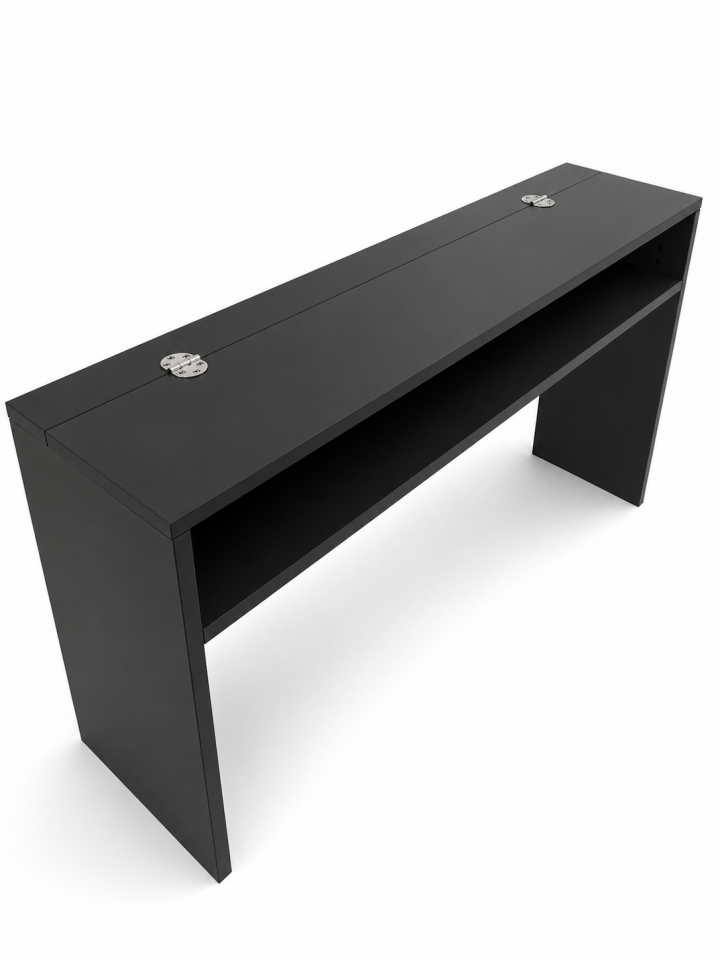 CDP-S110 / CDP-S360 / PX-S1100 Uyumlu Kapaklı Dijital Piyano Sehpası — Siyah / Beyaz