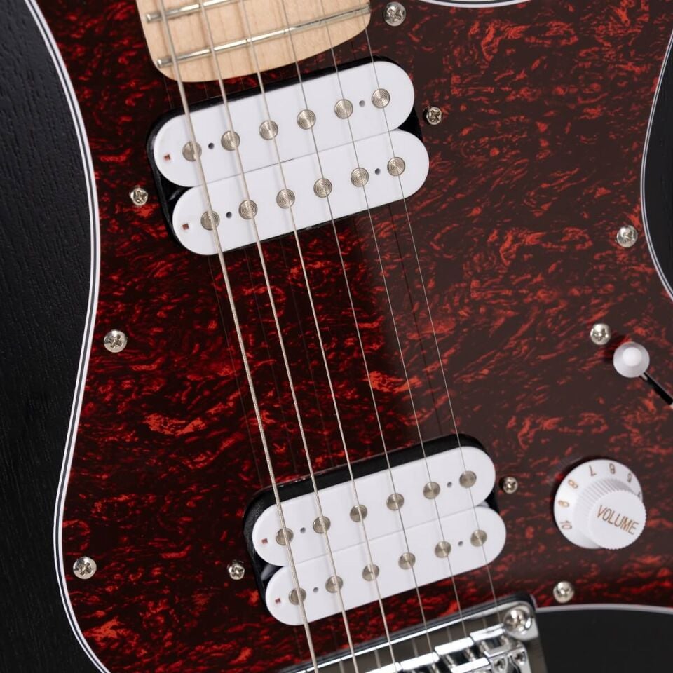 CORT G100HHOPB Elektro Gitar - Open Pore Black (H-H)