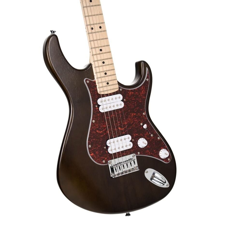 CORT G100HHOPW Elektro Gitar - Open Pore Walnut (H-H)