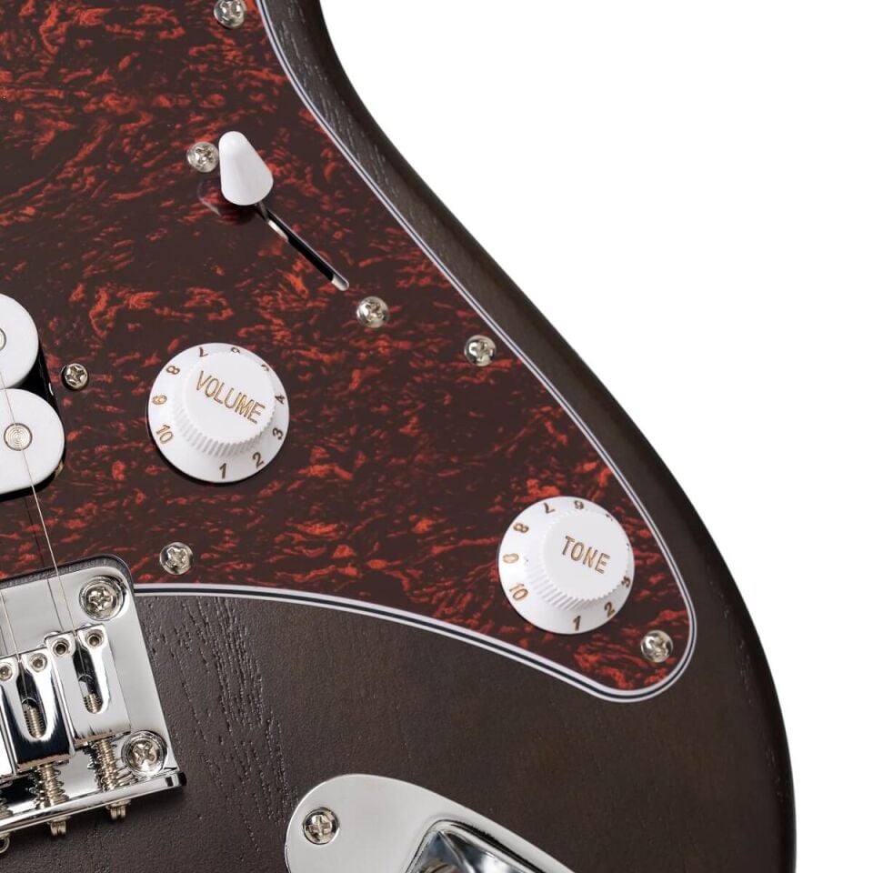 CORT G100HHOPW Elektro Gitar - Open Pore Walnut (H-H)
