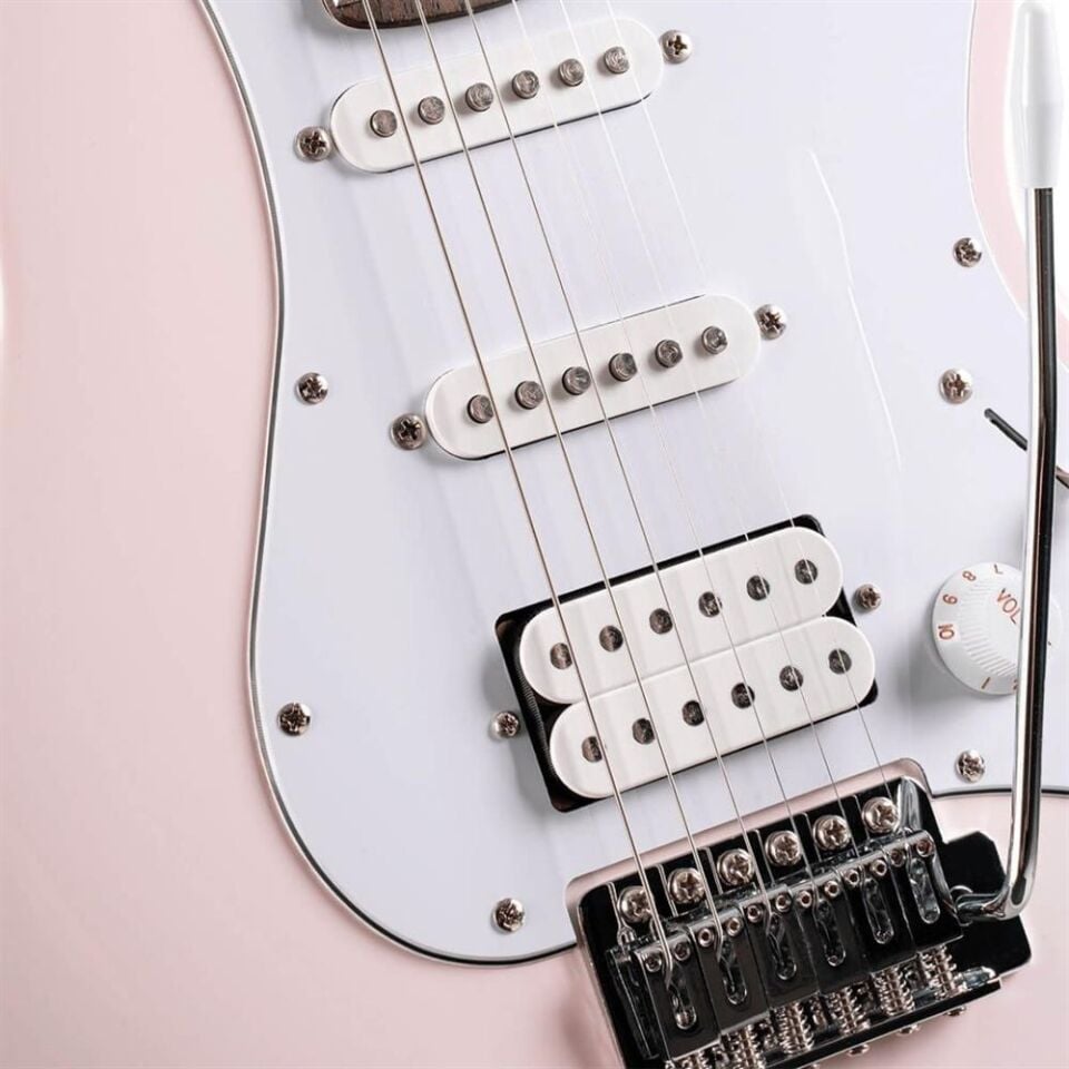 CORT G200PPK Elektro Gitar - Pastel Pembe (H-S-S)