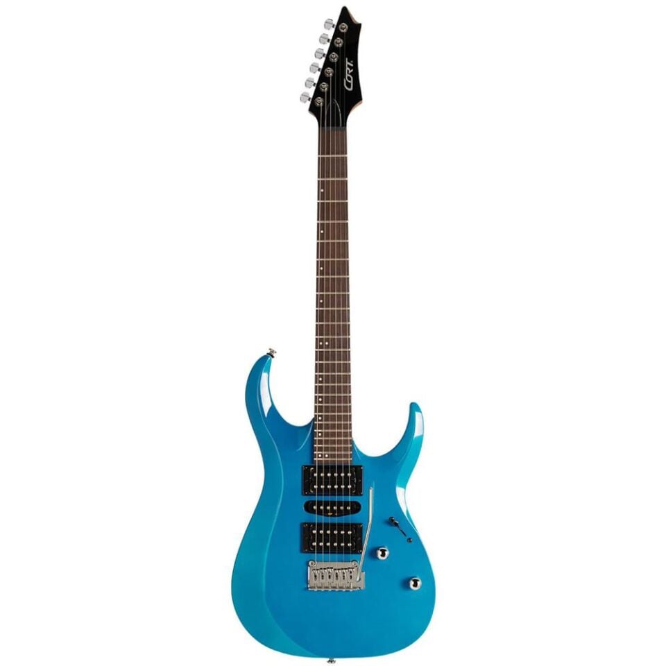 CORT X200CBL Elektro Gitar - Mavi (H-H)