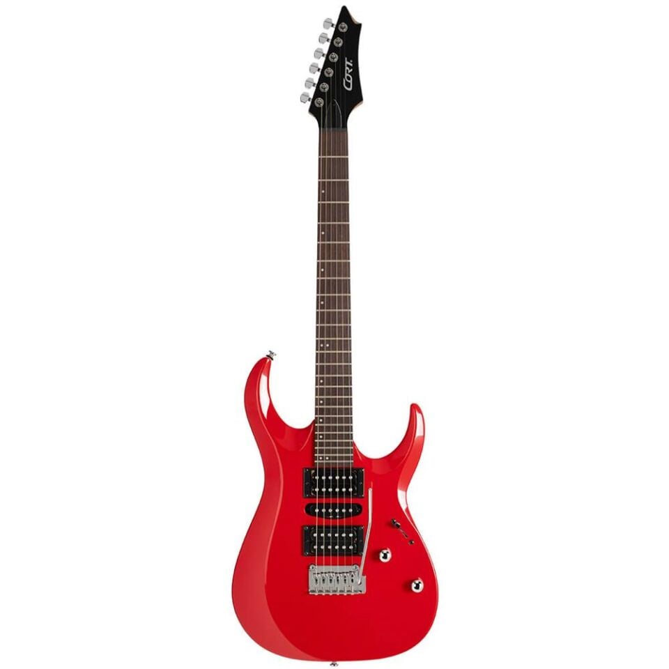 CORT X200CRD Elektro Gitar - Kırmızı (H-H)