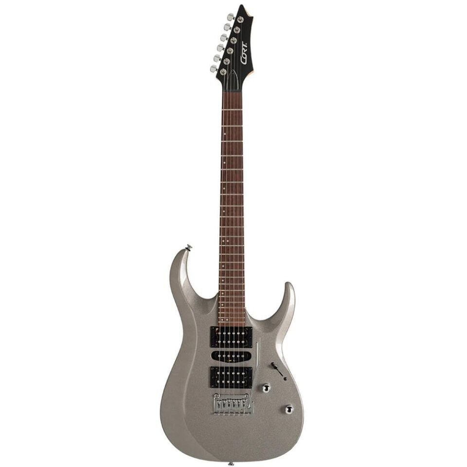 CORT X200SV Elektro Gitar - Gümüş (H-H)