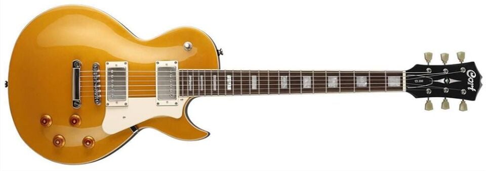CORT CR200GT Elektro Gitar - Gold Top (H-H)