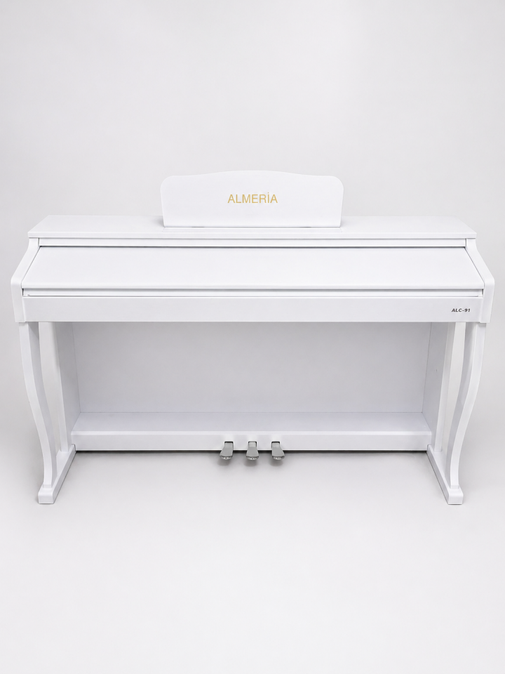Almeria ALC-91 Dijital Piyano (Tabure + Kulaklık Hediyeli) Beyaz