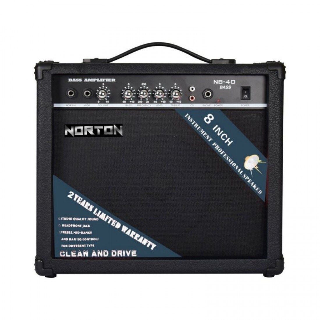 Norton NB-40 Bass Gitar Amfisi 40W Çift Girişli